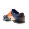 Wingtips / Orange, Brown & Navy
