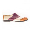 Wingtips / Crimson Red, Sand & Leather