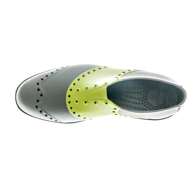 Saddles / Cool Grey & Lime